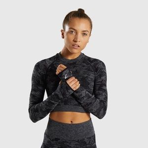 Gymshark Adapt Camo Seamless Crop Top